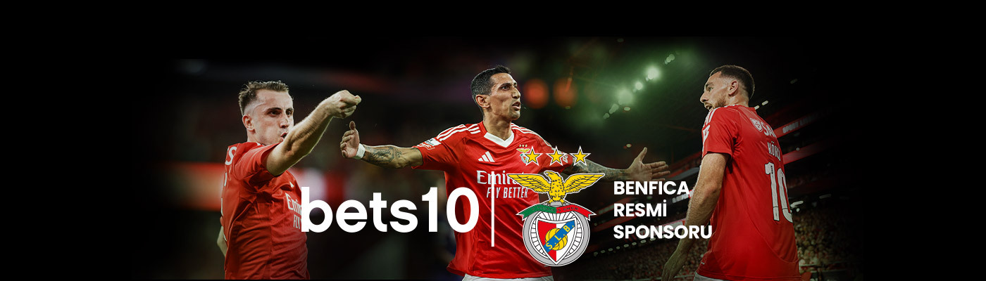 bets10 Benfica Resmi Bahis Sponsoru Benfika banner